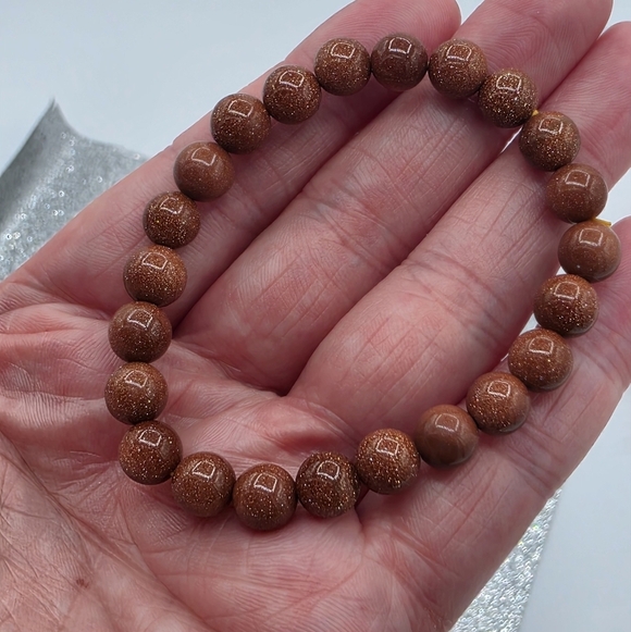 Brown Goldstone Bracelet - Picture 2 of 5